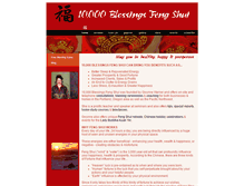 Tablet Screenshot of 10kblessingsfengshui.com